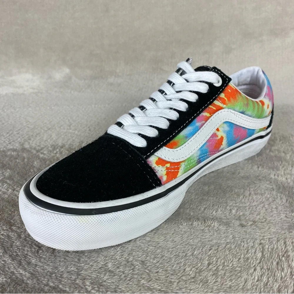 Vans x Santa Cruz Old Skool Pro Shoes Boys 4.5 Women 6 Tie Dye Skate Sneaker NEW